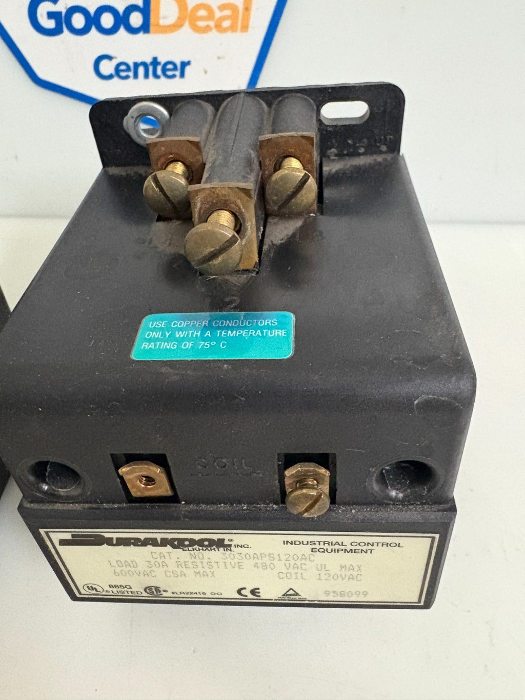 LOT OF 2 DURAKOOL DISPLACEMENT RELAY 3030APS120AC