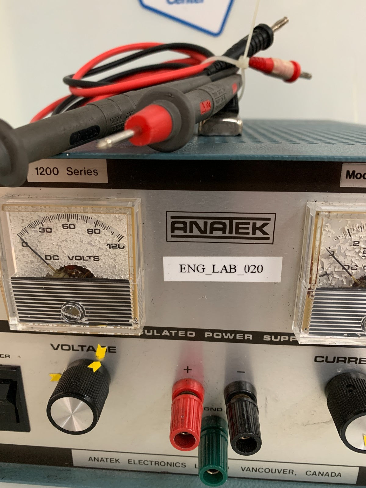 ANATEK REGULATED POWER SUPPLY #120-1S1