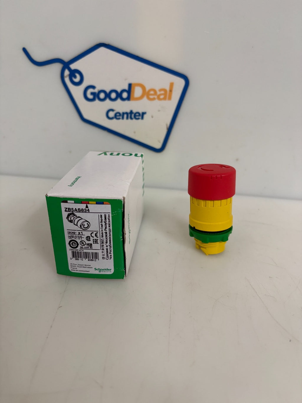 SCHNEIDER ELECTRIC EMERGENCY STOP BUTTON ZB5AS834 0