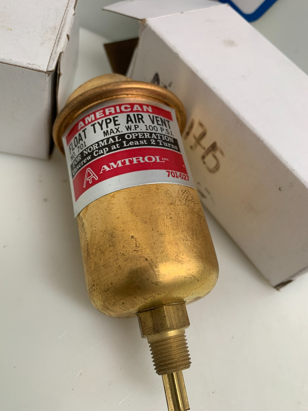 Lot of 2 Amtrol 701-027 100 PSI Float Type Air Vent2