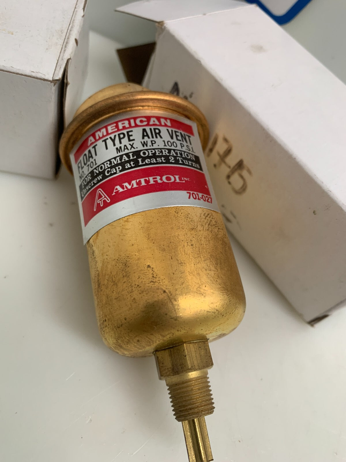 Lot of 2 Amtrol 701-027 100 PSI Float Type Air Vent2
