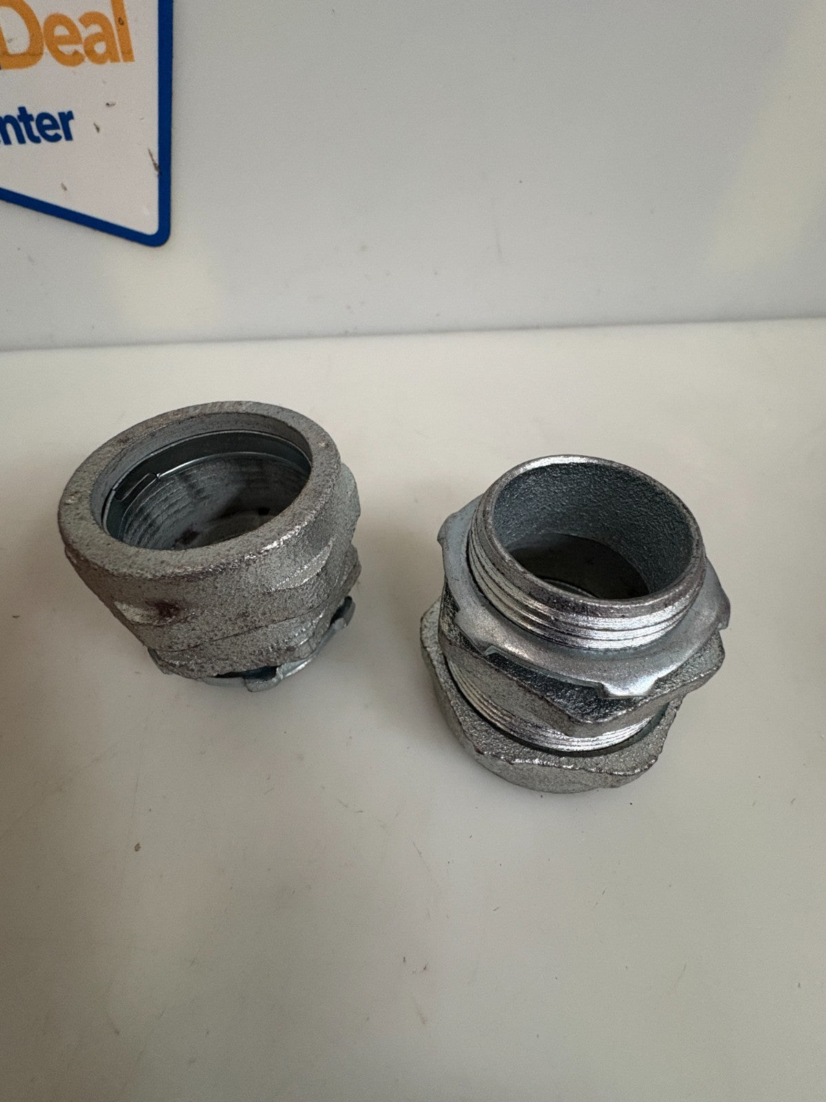 LOT OF 5 0-Z/GEDNEY 1" IRON COMPRESSION IMC RIGID CONNECTOR #31-100T