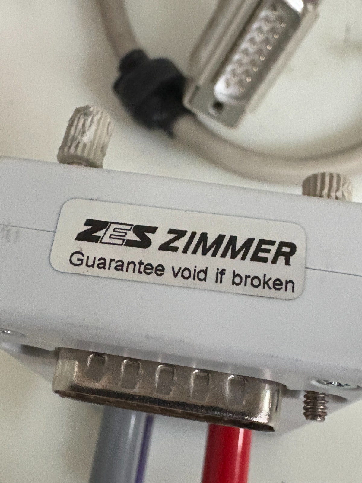 ZES ZIMMER PCT 200 W SENSOR ADAPTOR L60-X-ADSE AND PCT200-K-L6 CABLE