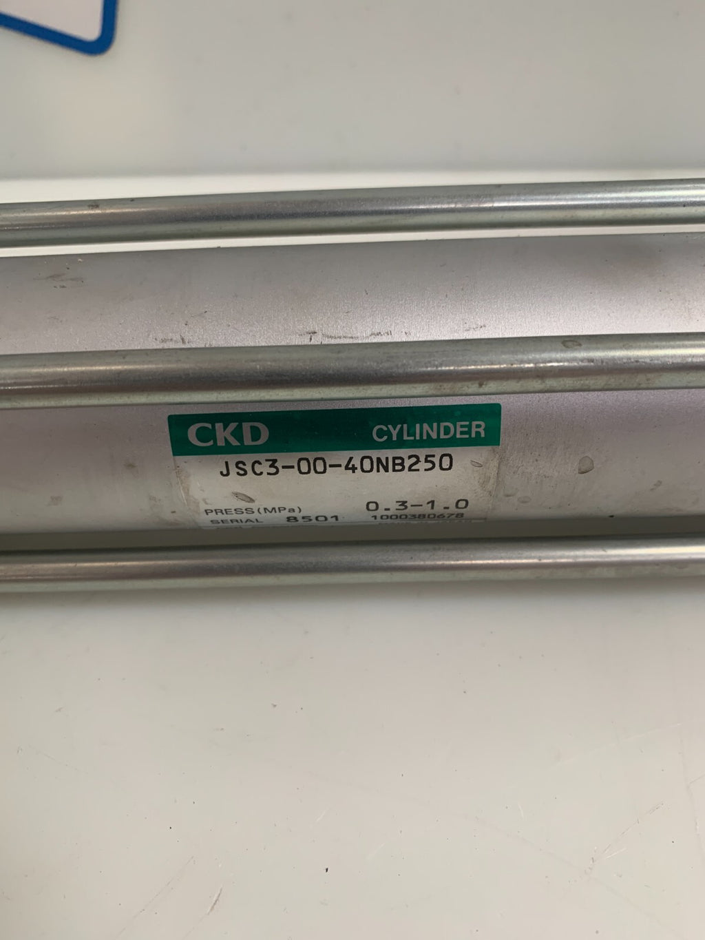 CKD CORP PNEUMATIC CYLINDER JSC3-00-40NB250
