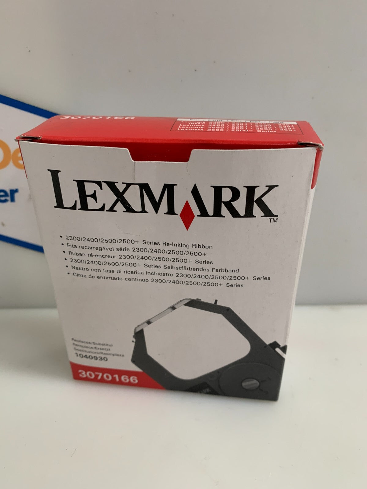 LOT OF 2 LEXMARK RE INKING RIBBON #3070166