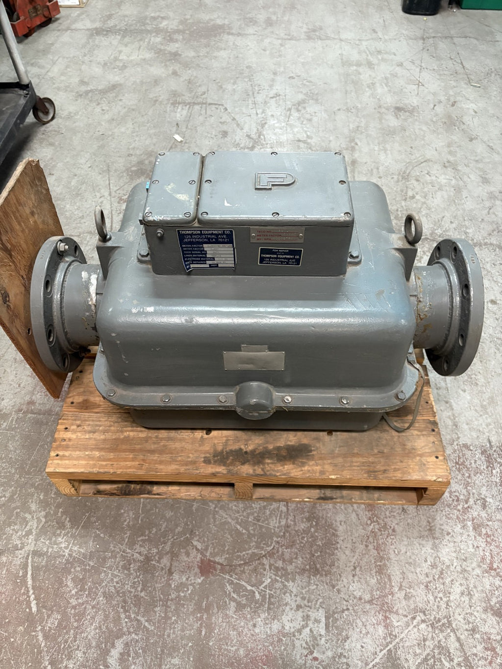 FISHER & PORTER TEFLON MAGNETIC 4" FLOW TUBE METER MODEL 10D1416A