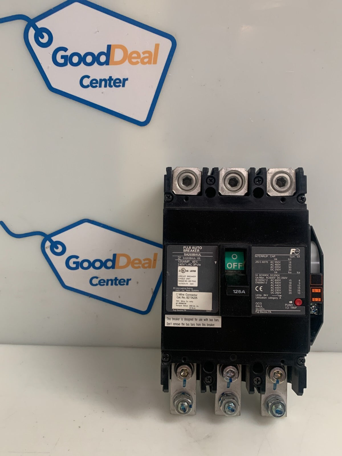 FUJI AUTO BREAKER 125 AMP SA203BAUL0