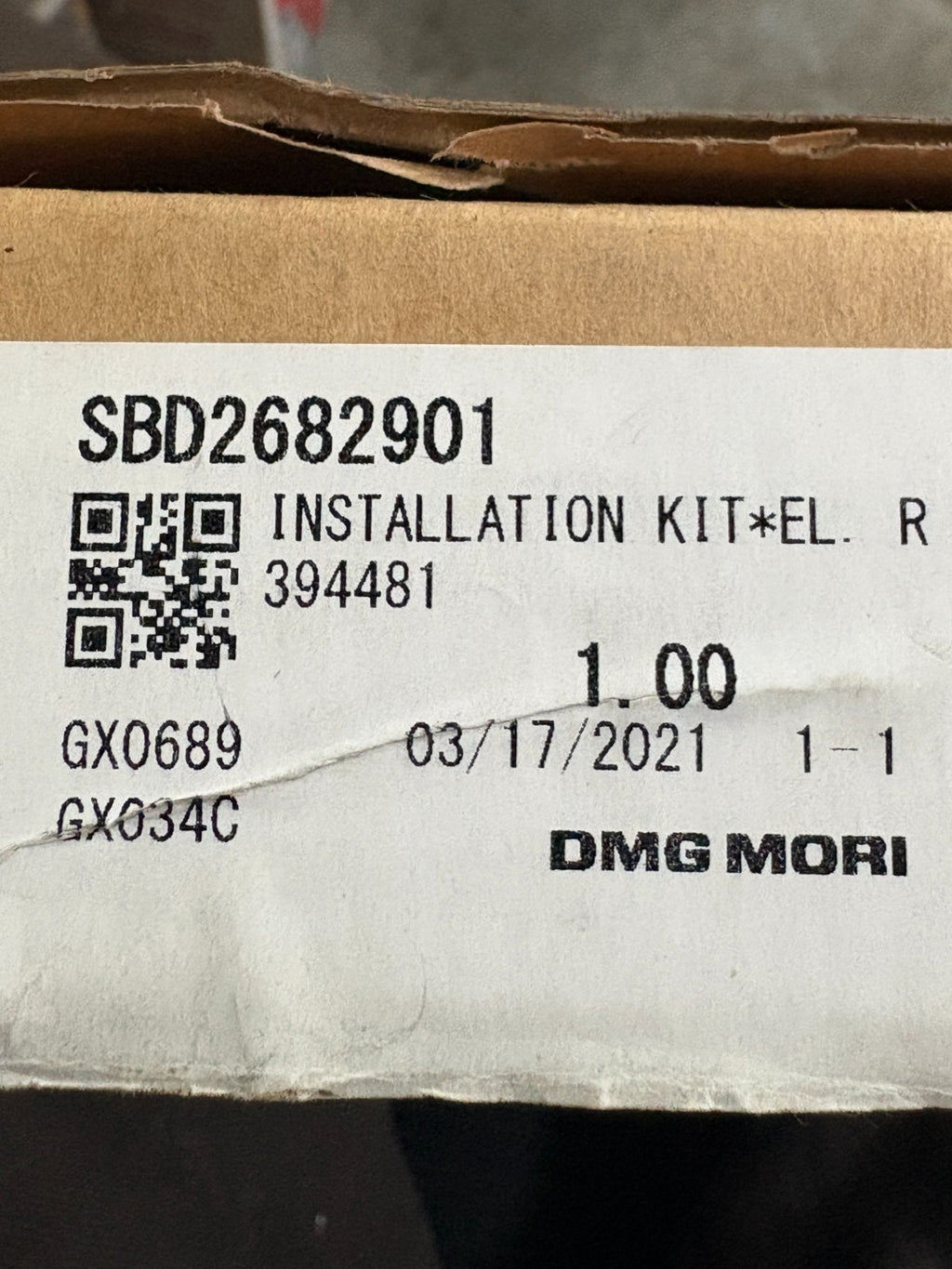 DMG MORI ROTARY MORI HEIDENHAIN SDB2682901 E06724939-0000105