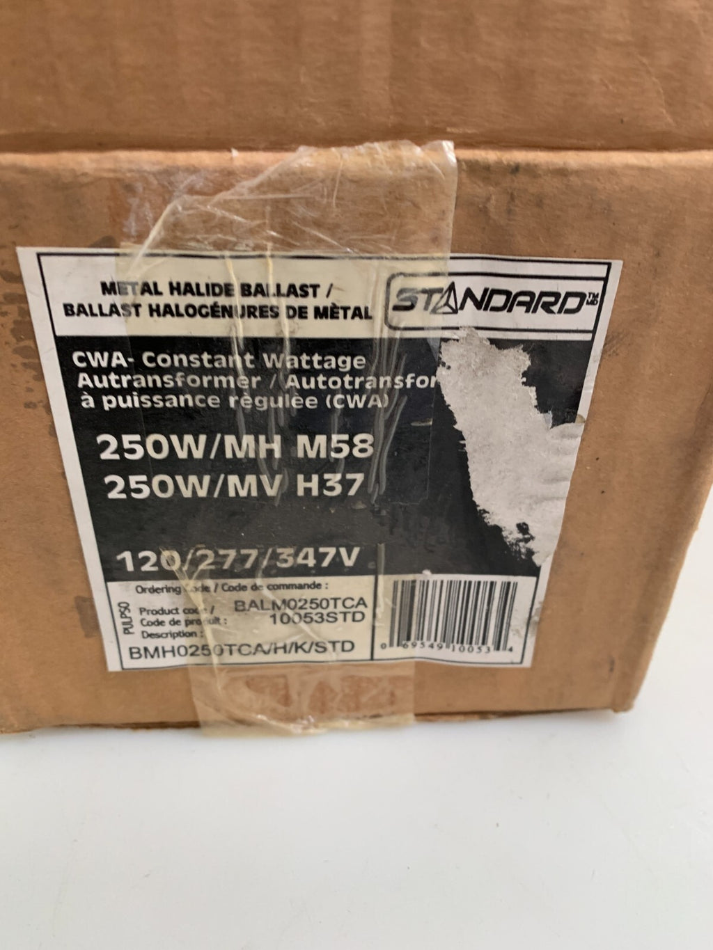 STANDARD AUTOTRANSFORMER 250W/MH M58 BALM0250 TCA  10053 STD