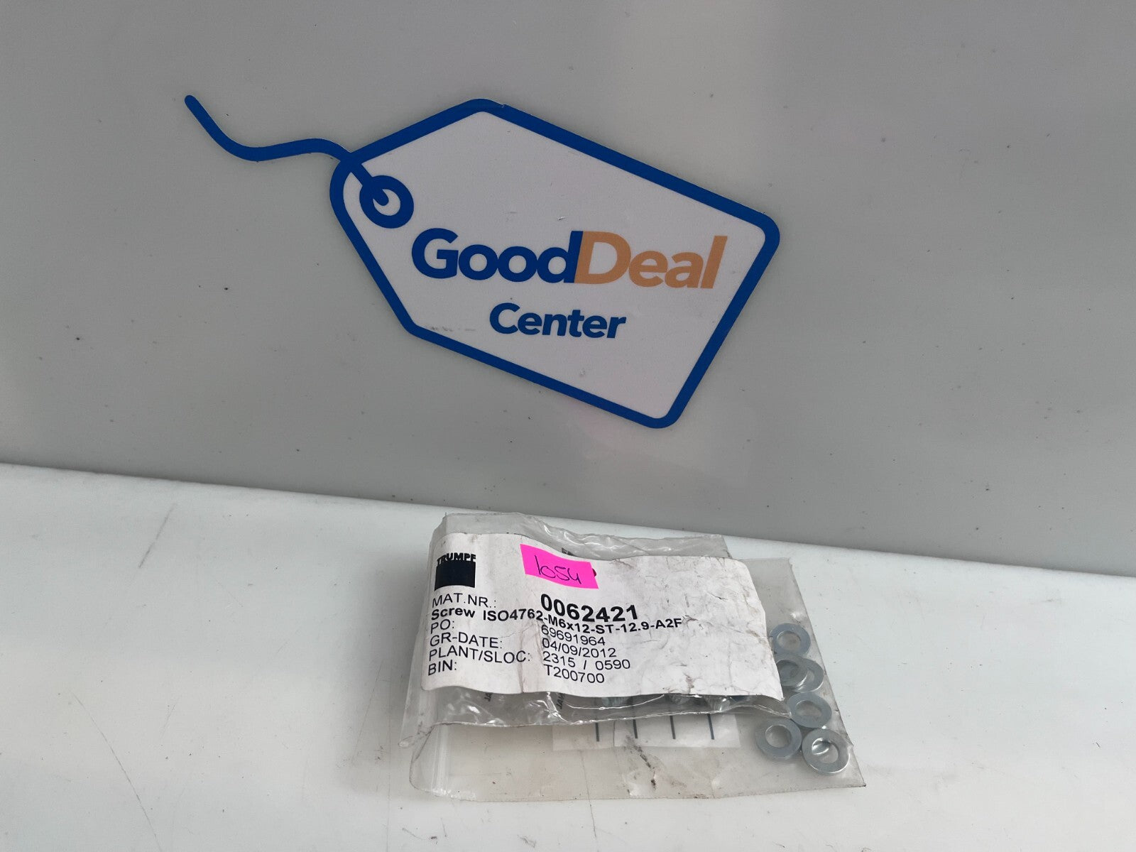 TRUMPF 0062421 Screws ISO4762-M6x12-ST-12.9-A2F