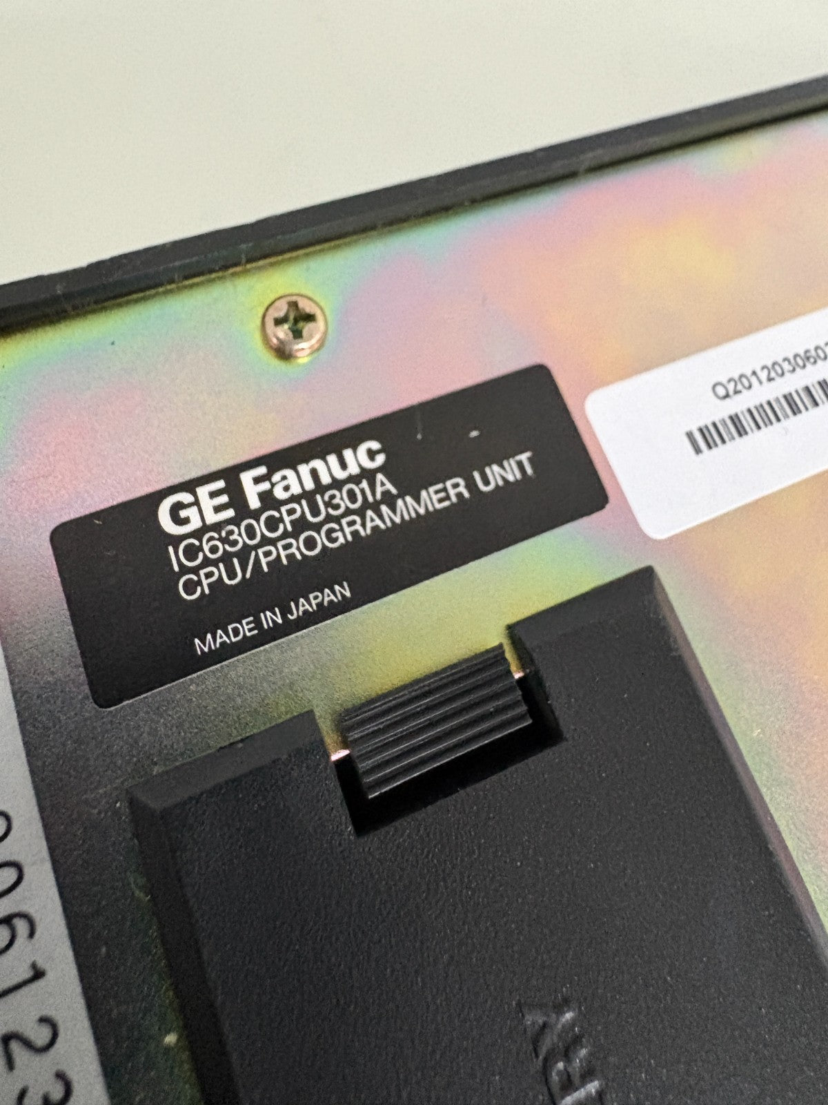 GE FANUC SERIES 3 PROGRAMMABLE CONTROLLER CPU PROGRAMMER IC630CPU301A4