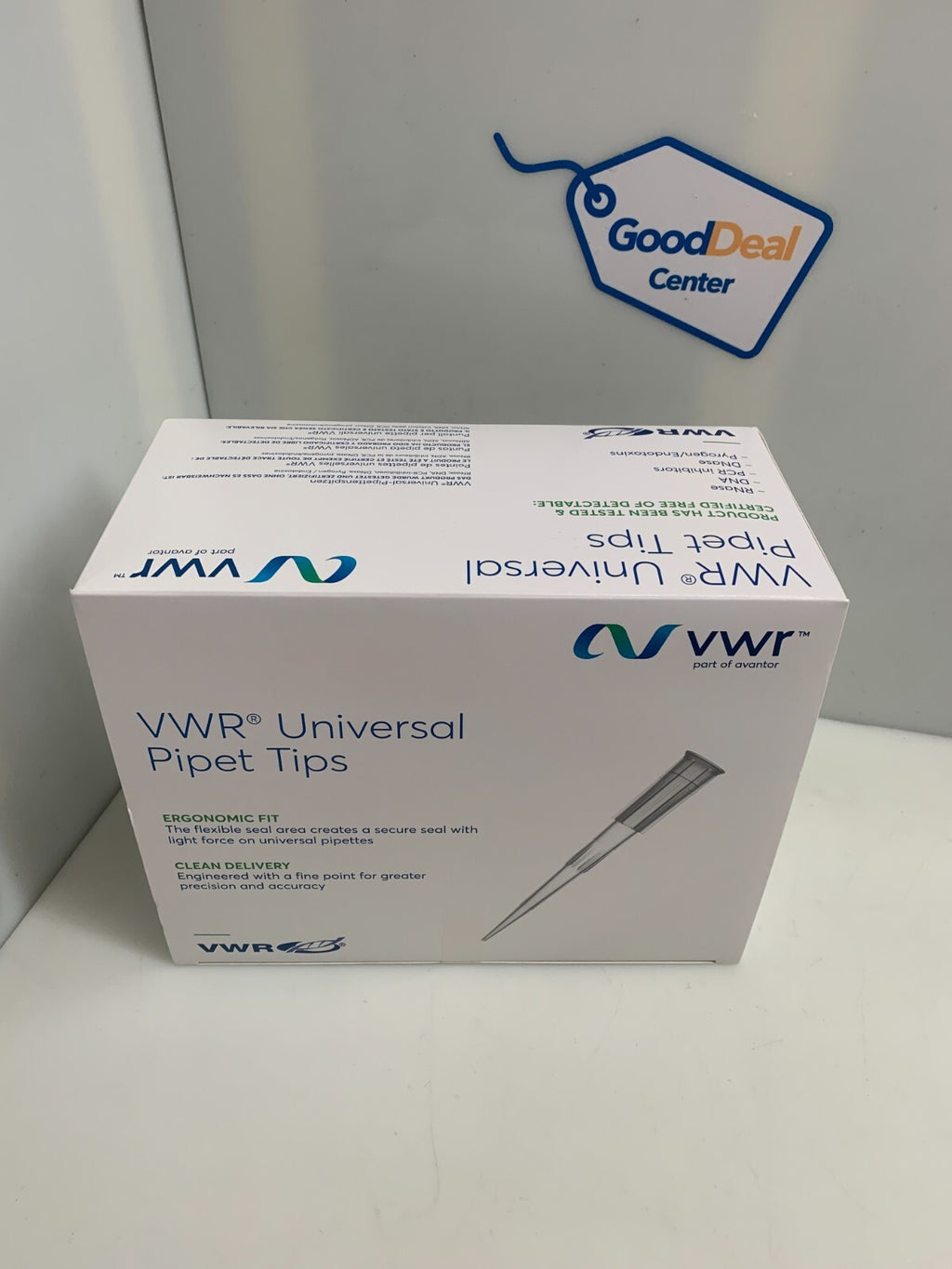 Lot of 2 VWR 76322-134 Universal Pipet Tips 20µl 10x120/unit 2400 total