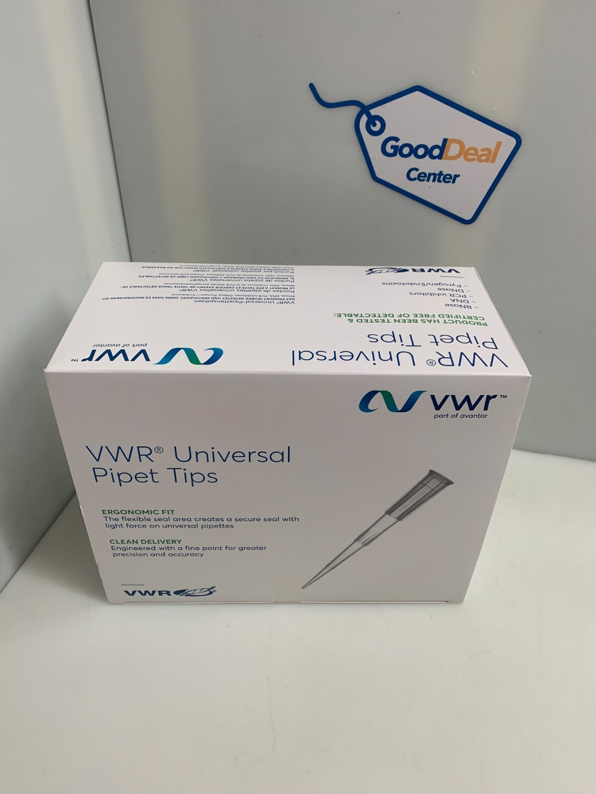 Lot of 2 VWR 76322-134 Universal Pipet Tips 20µl 10x120/unit 2400 total