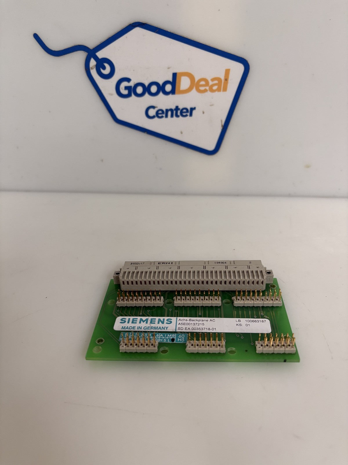 SIEMENS CONNECTOR CIRCUIT BOARD BACK PLANE 00353718-01