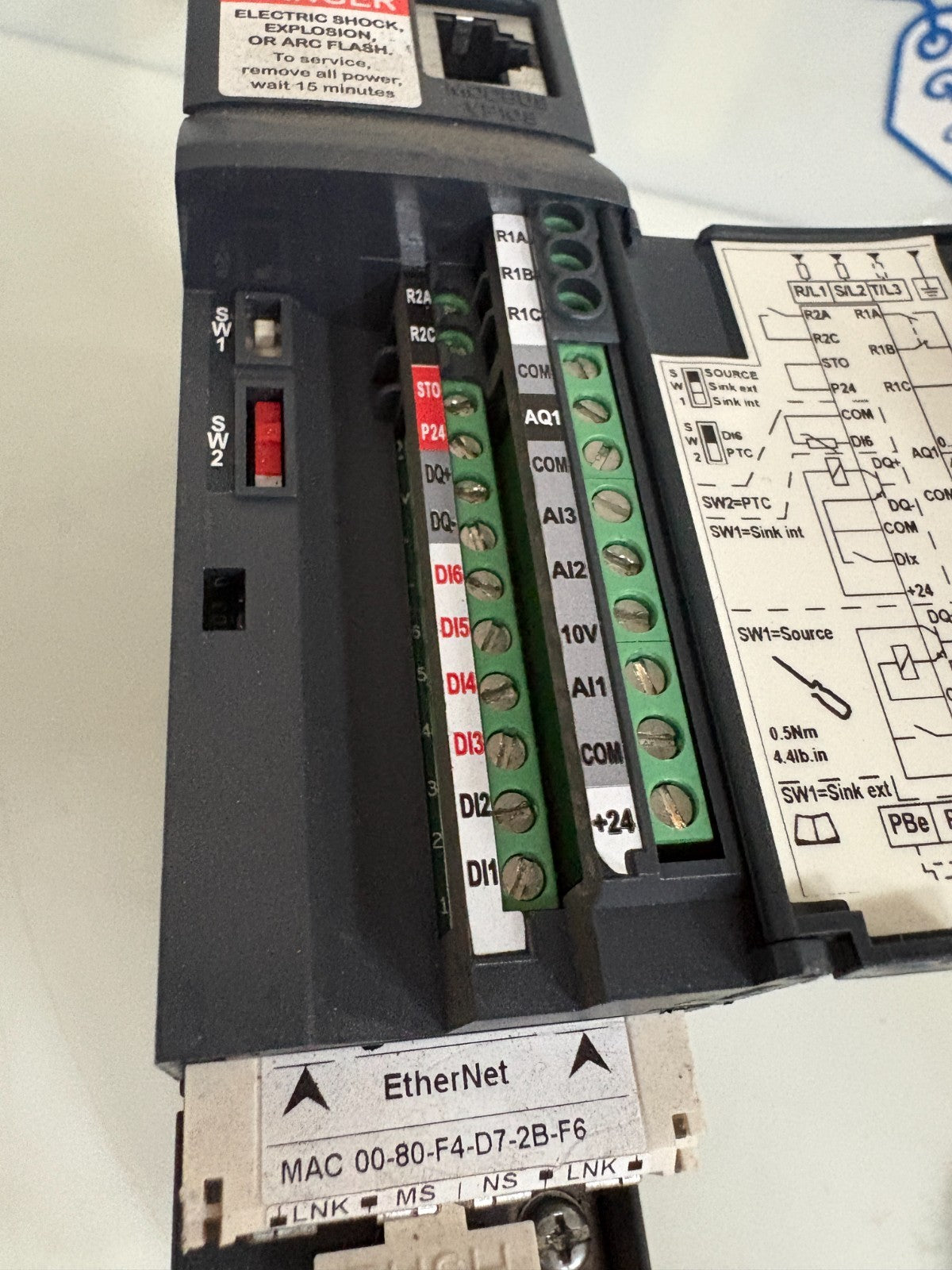 SCHNEIDER ALTIVAR 2HP DRIVE ATV320U15N4B4