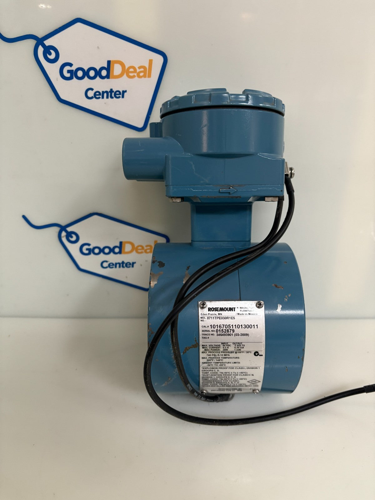 ROSEMOUNT MAGNETIC FLOWTUBE 8711TPE030R1E5