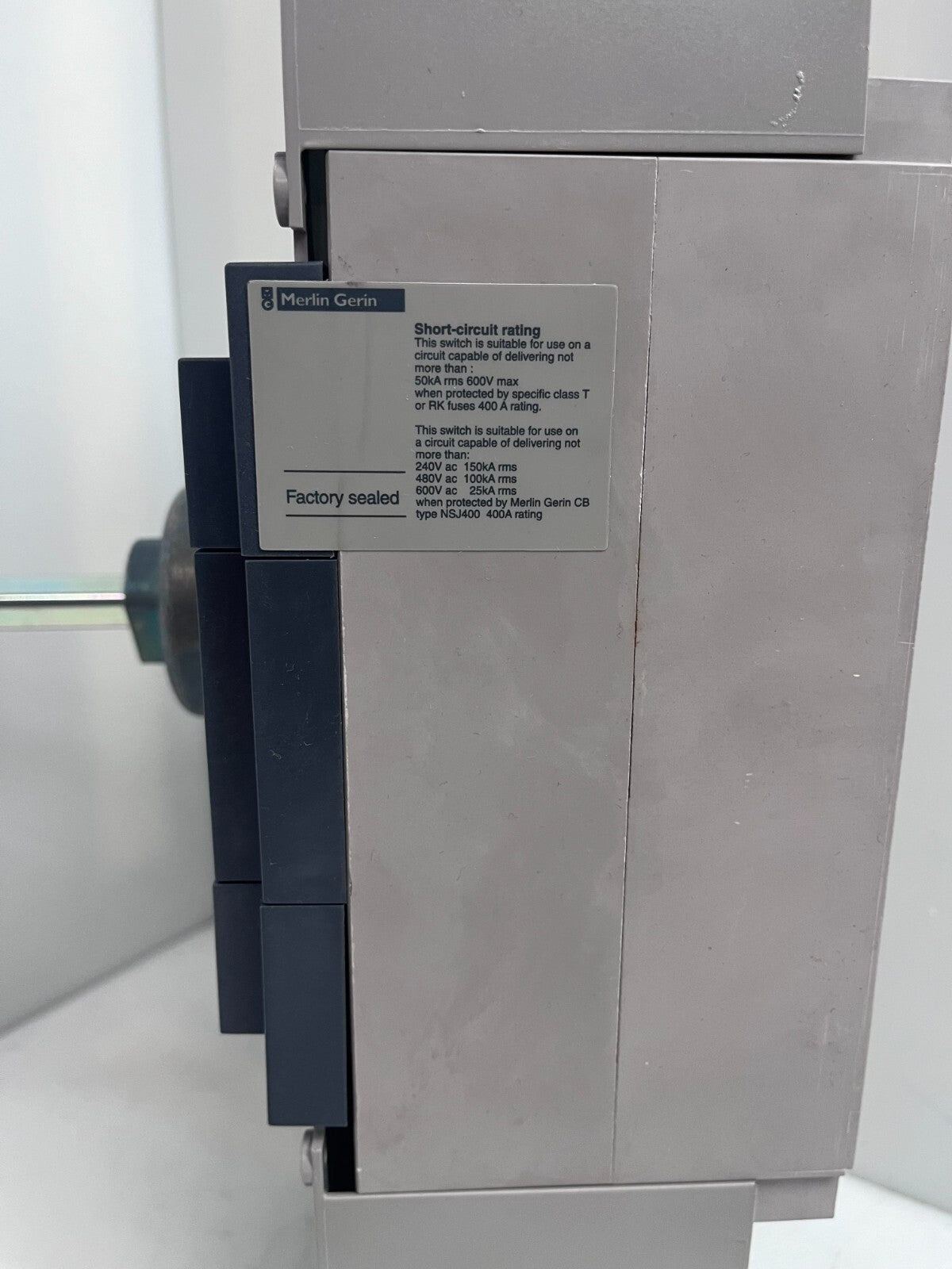 SCHNEIDER Merlin Gerin INSJ400 Interpact Circuit Breaker2