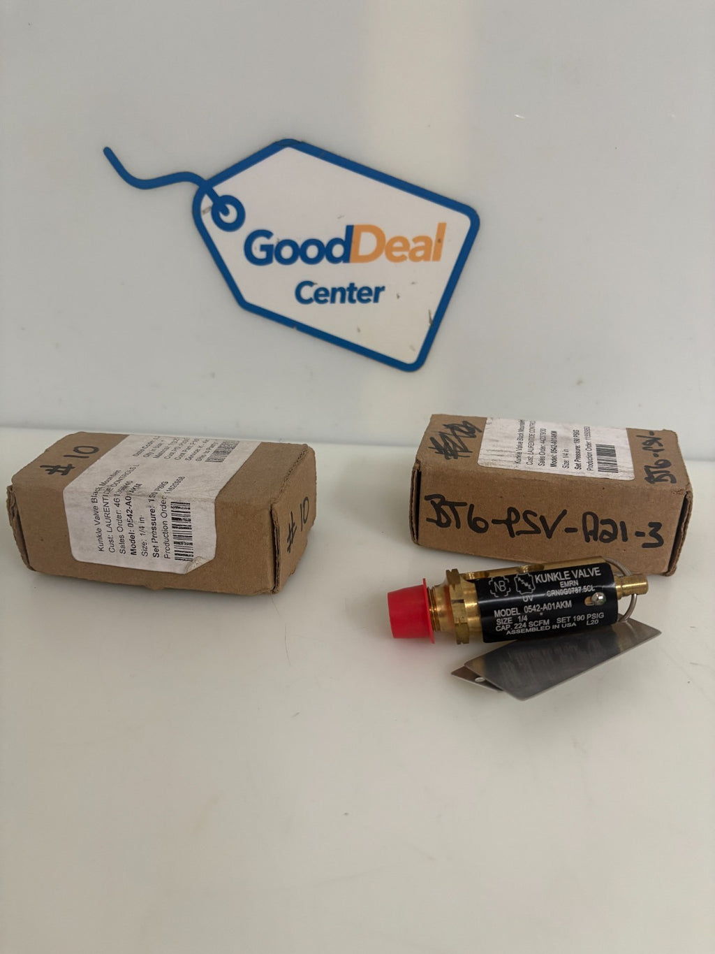 LOT OF 2 BLACK MOUNTAIN KUNKLE VALVE 1/4" 0542-A01AKM0