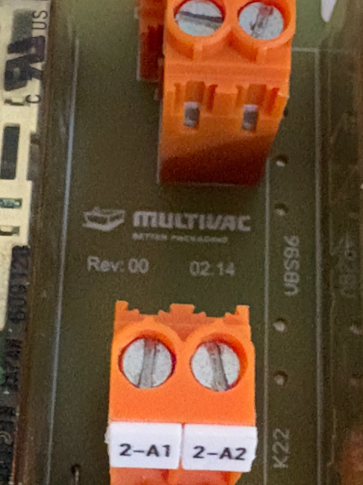 MULTIVAC 24V SAFETY RELAY 107036530