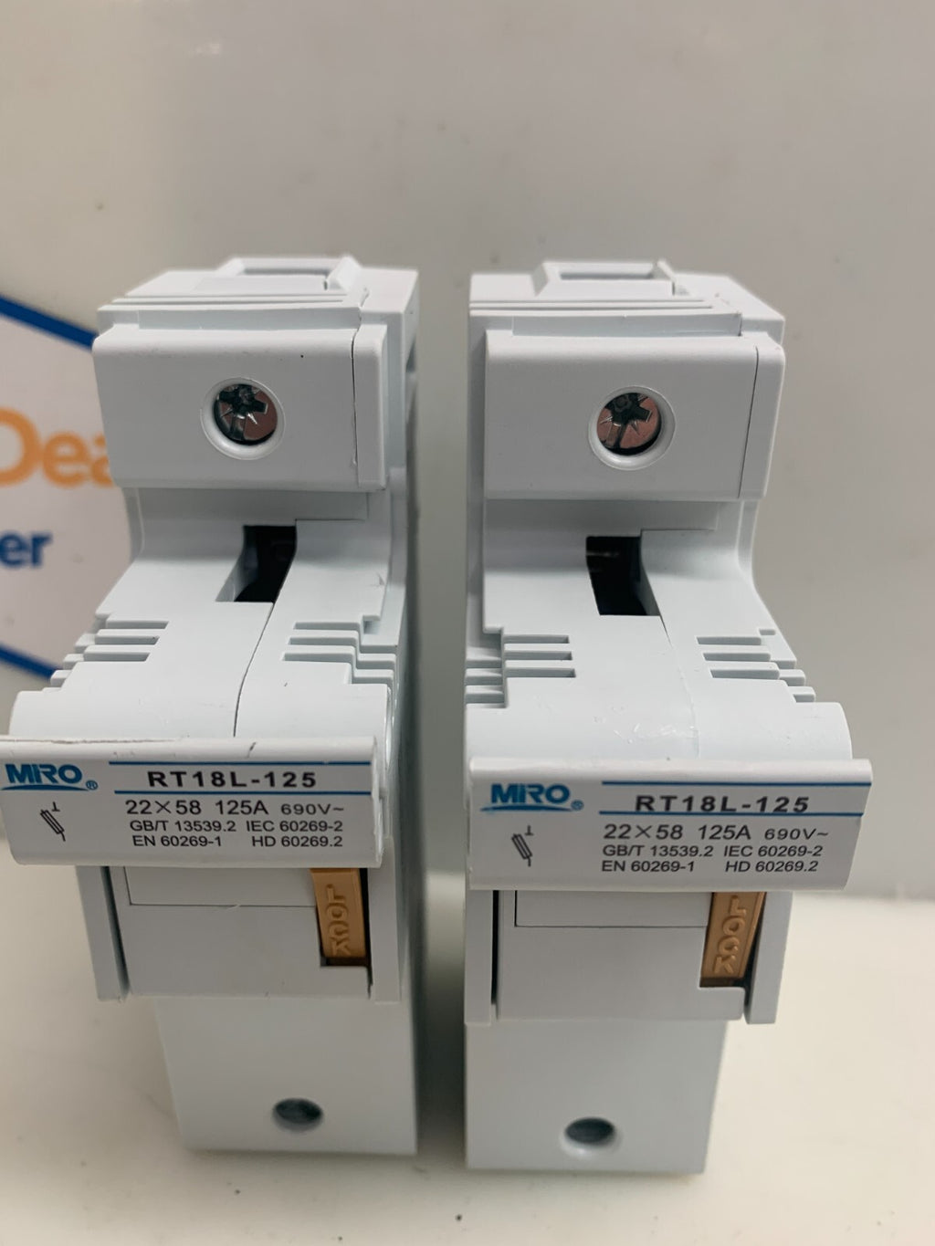 MERSEN MINGRONG / MRO   Fuse Holder  RT18L-125  (Lot of 2)