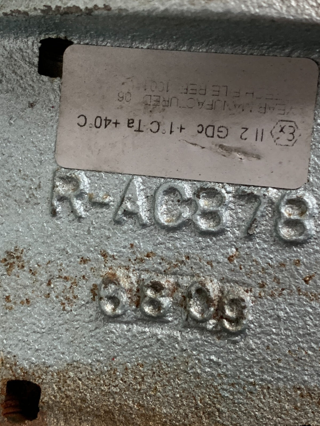 Gast Gear Box 8AM-ARV-713