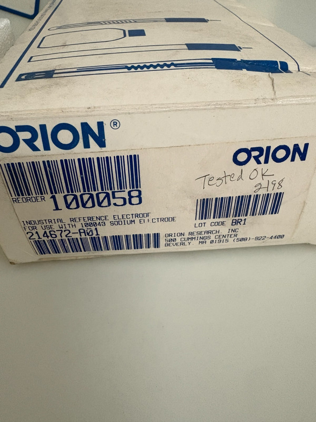 ORION RESEARCH ELECTRODE KIT 100058 214672-A011