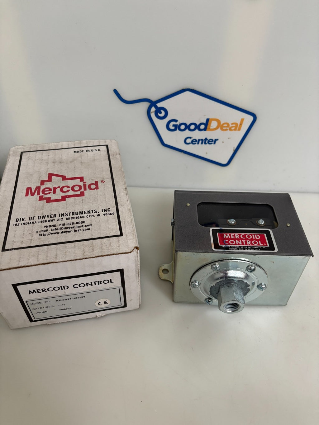 MERCOID CONTROL PRESSURE SWITCH AP-7021-153-37