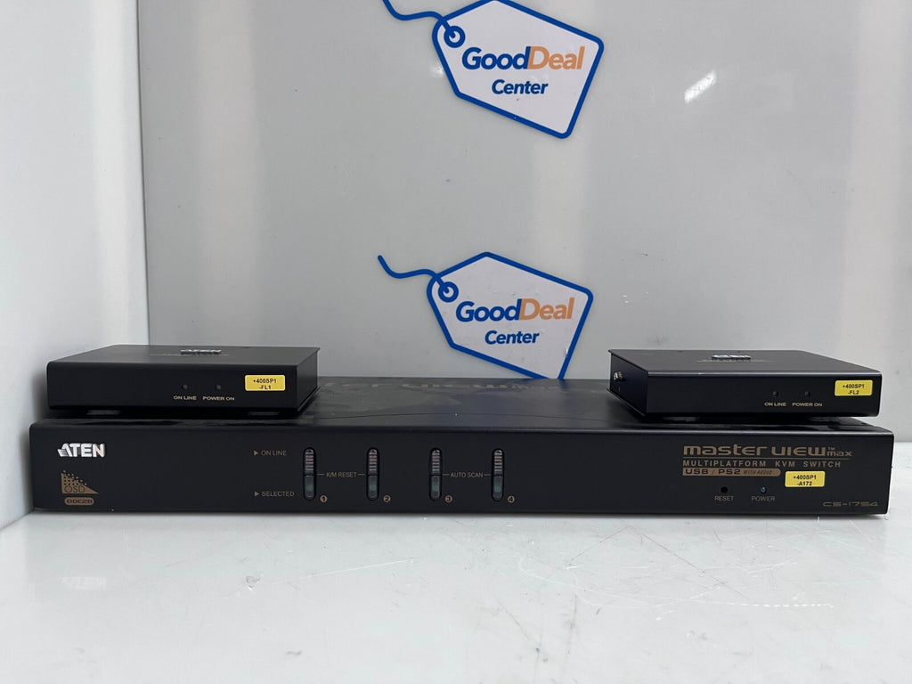 ATEN CS-1754 Master View 4-Port PS/2-USB VGA/Audio KVM Switch