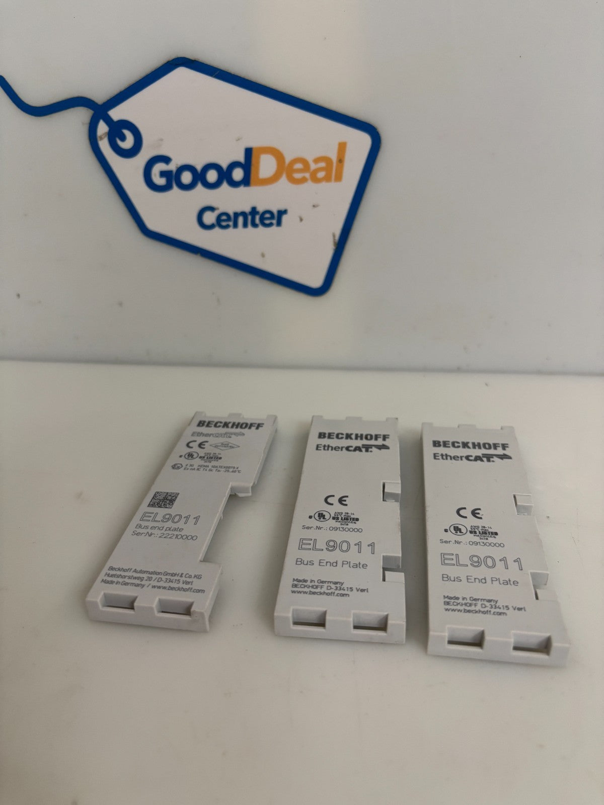 LOT OF 3 BECKHOFF BUS END PLATE EL9011