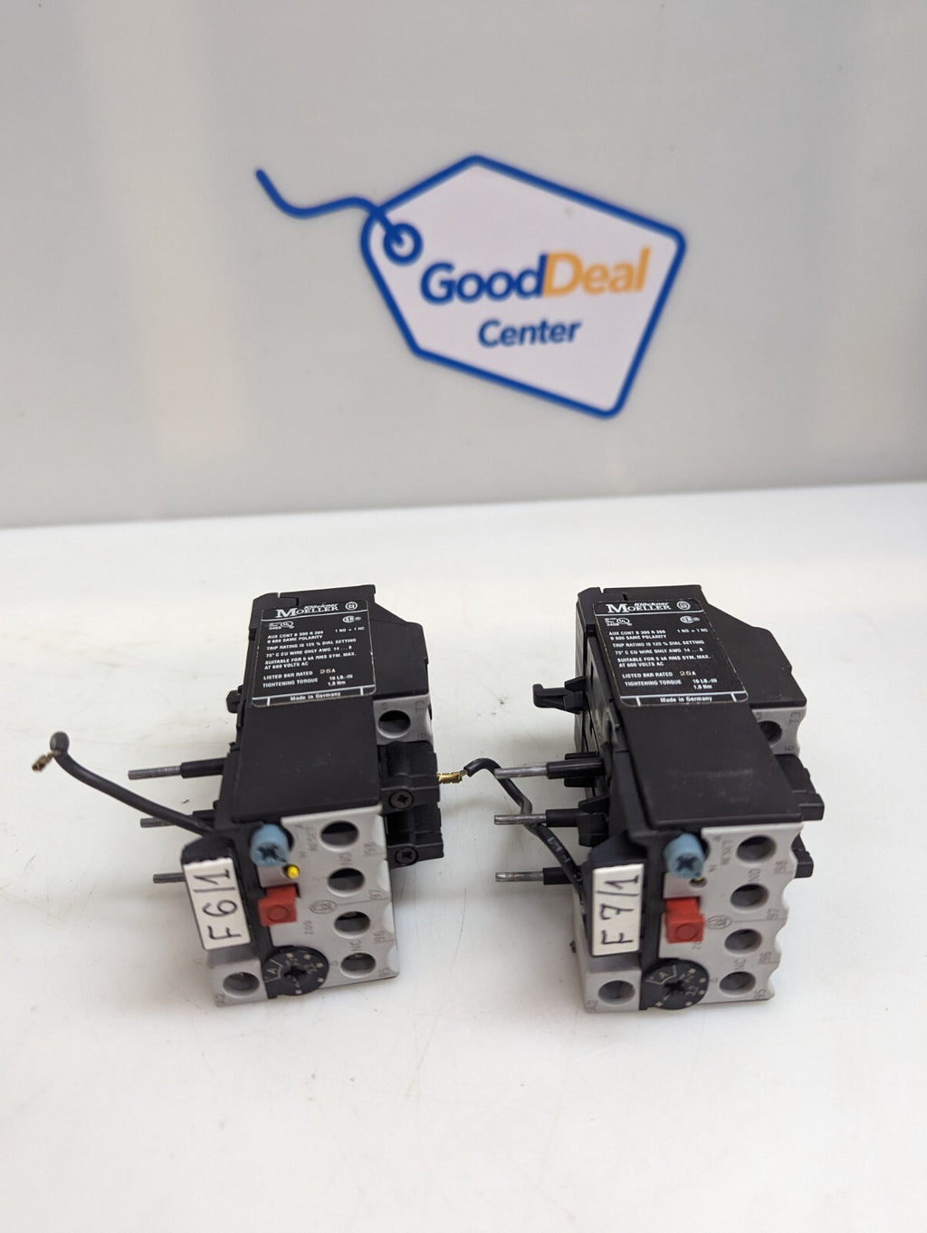 Lot of 2 Moeller Z 00-4 THERMAL OVERLOAD RELAY