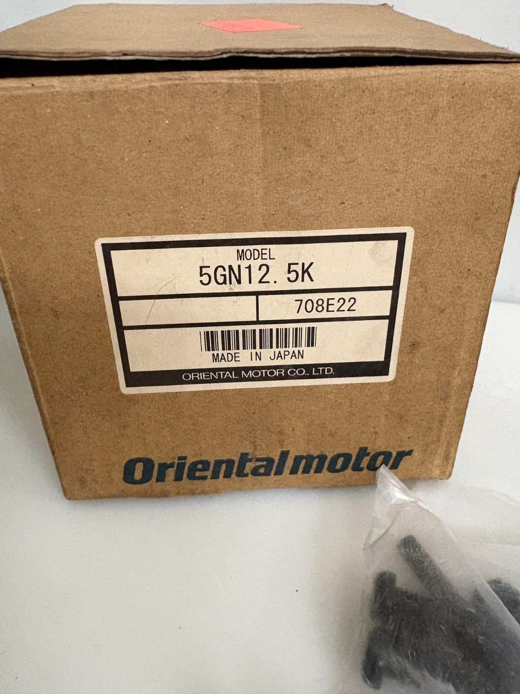 ORIENTAL MOTOR GEAR HEAD MOTOR 5GN12.5K