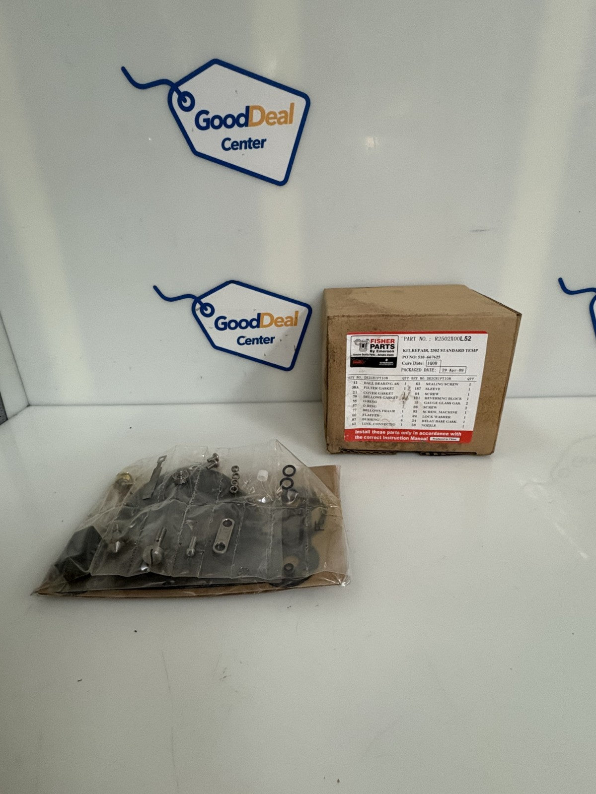 FISHER EMERSON REPAIR KIT R 2502X00L520