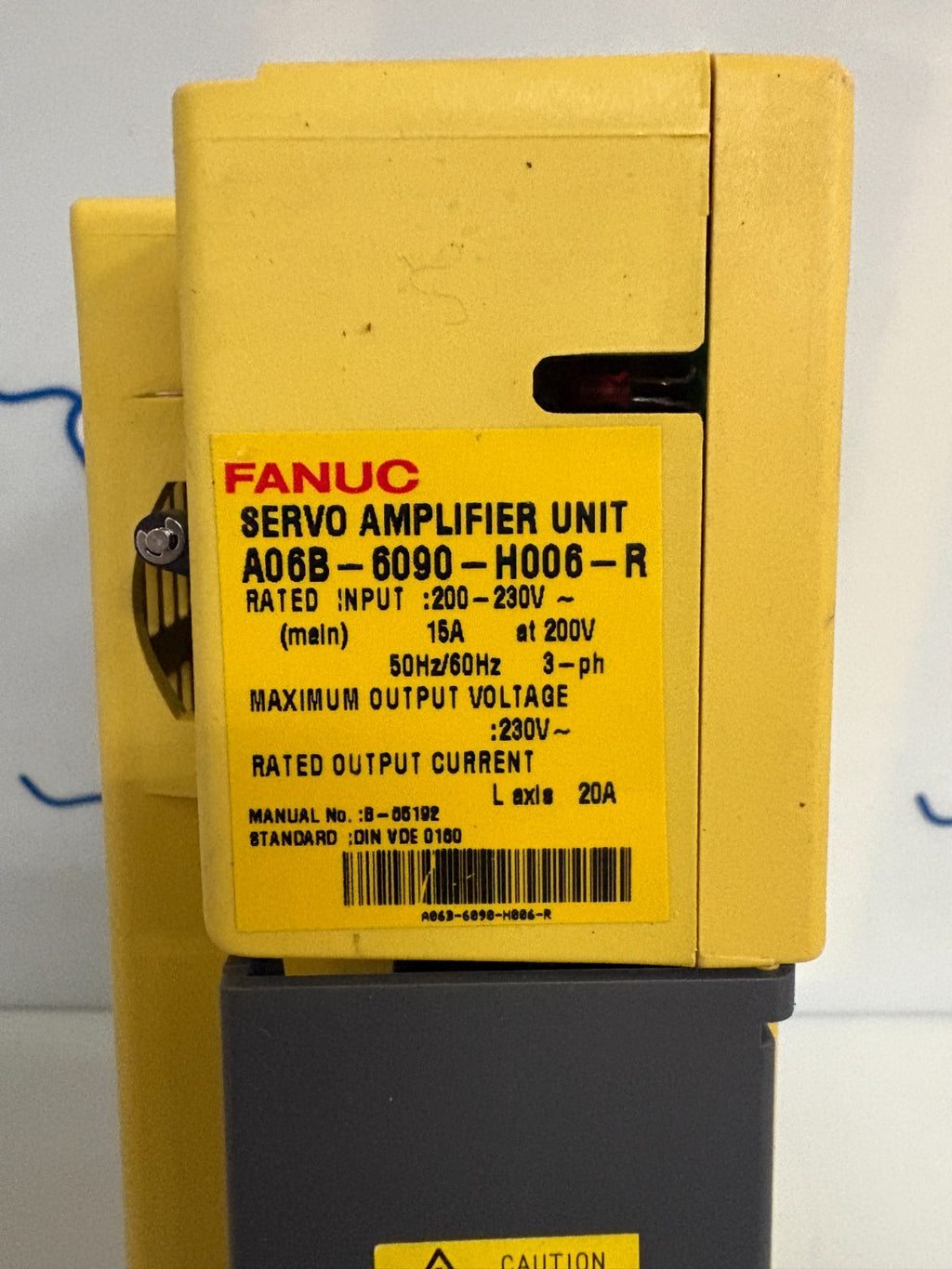 GE FANUC SERVO AMPLIFIER UNIT A06B-6090-H006-R1