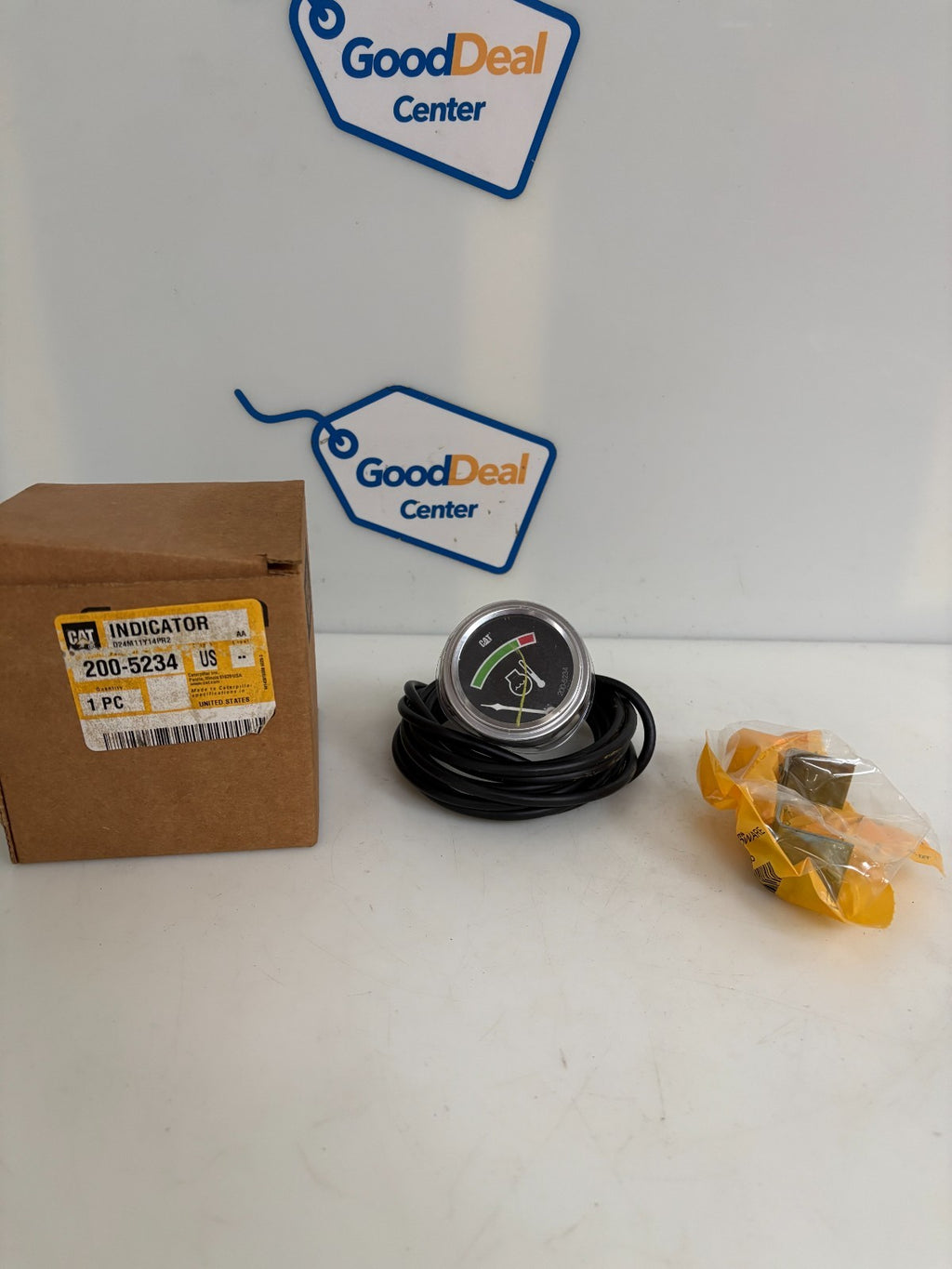 CATERPILLAR COOLANT TEMPERATURE GAUGE W/PROBE #200-5234