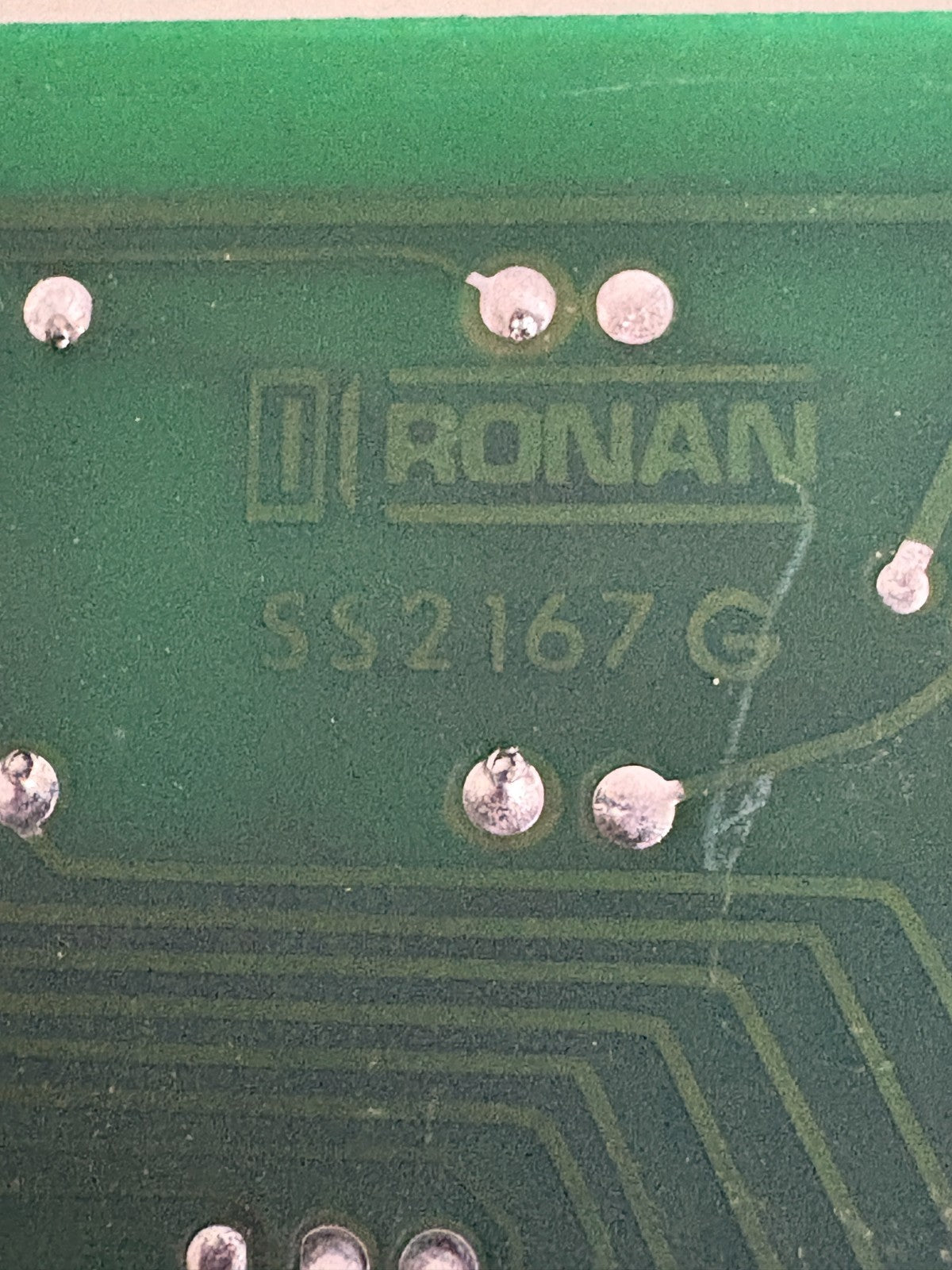 RONAN CIRCUIT BOARD SS2167G FB-0000 R 92