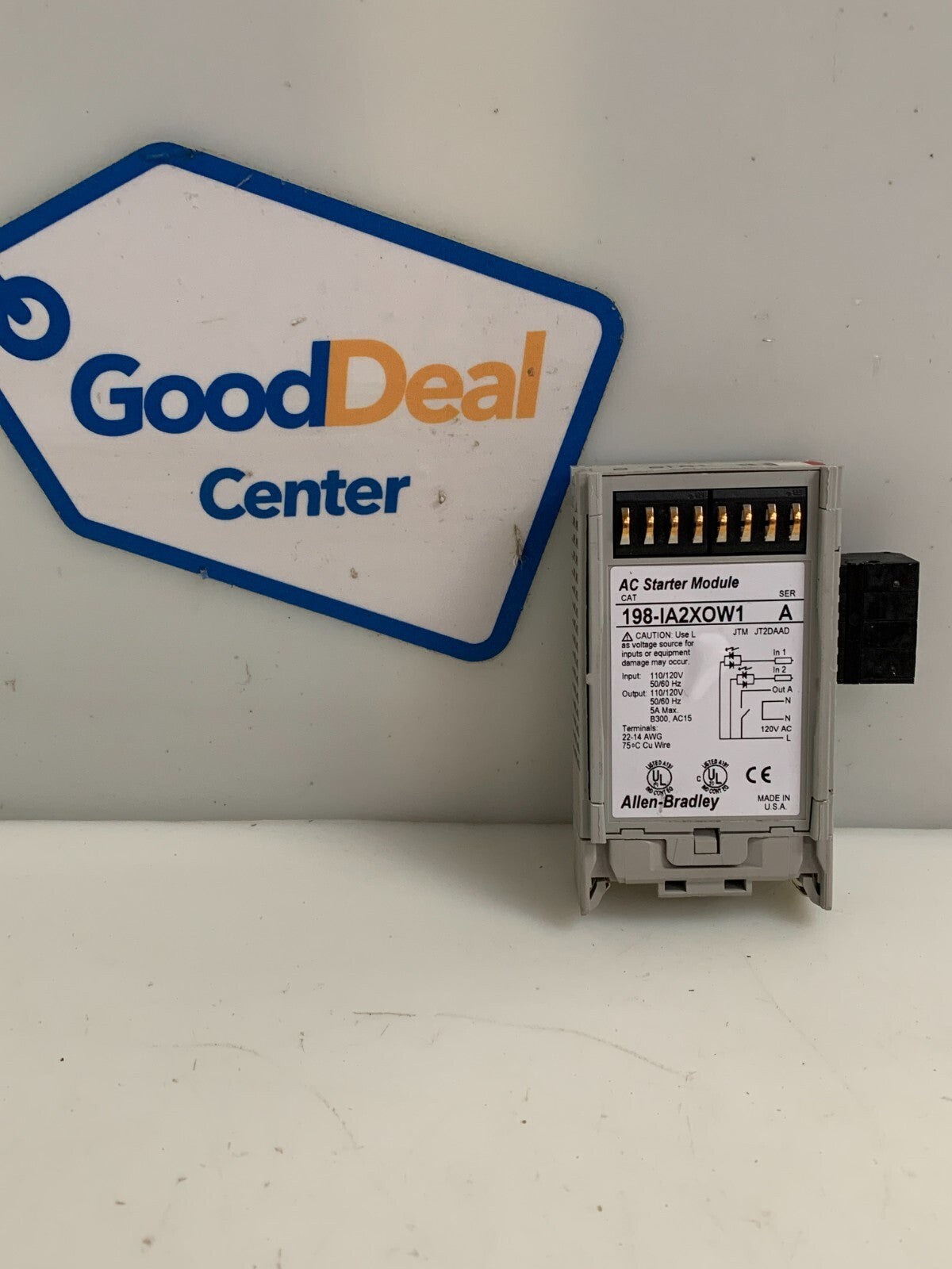 ALLEN BRADLEY AC STARTER MODULE 198-IA2XOW1 A