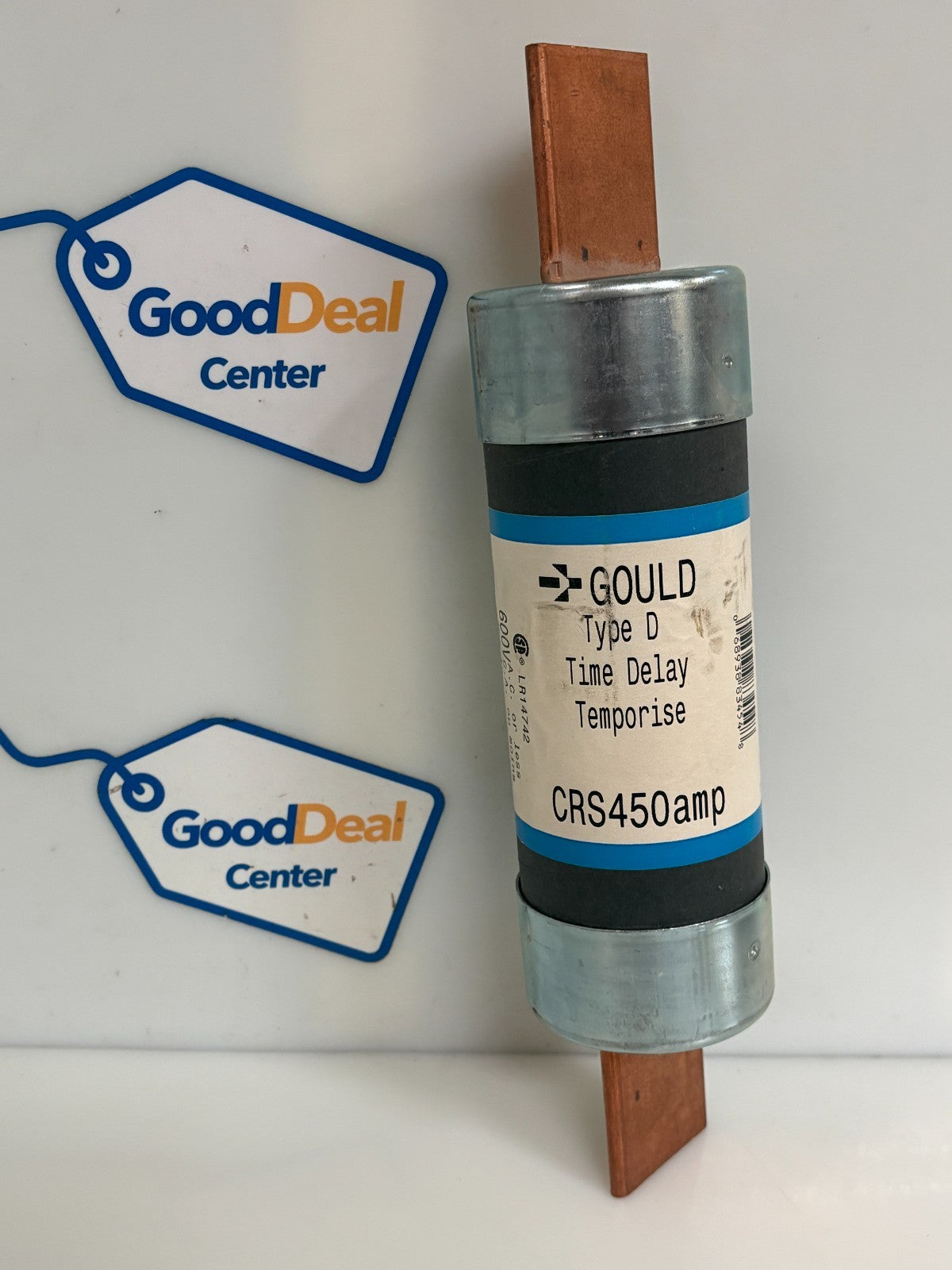 GOULD SHAWMUT TYPE D TIME DELAY FUSE CRS 450 AMP 