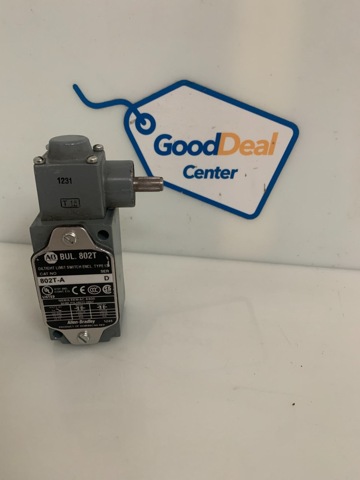 ALLEN BRADLEY OIL TIGHT LIMIT SWITCH TYPE 13 #802T-A0