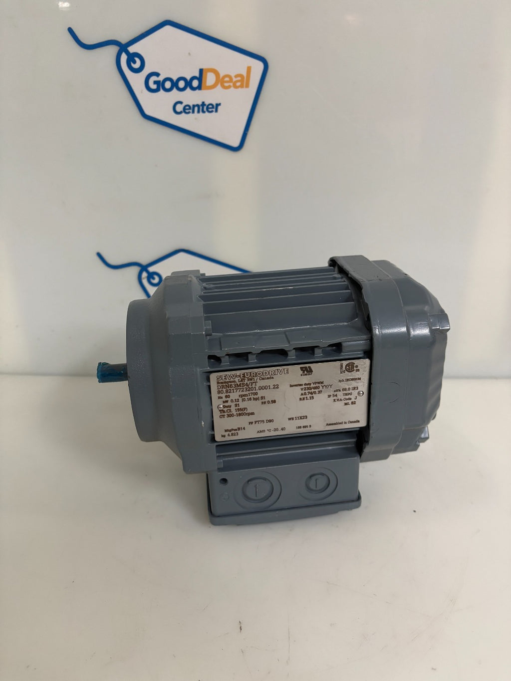 SEW EURODRIVE INVERTER DUTY MOTOR DRN63MS4/FT