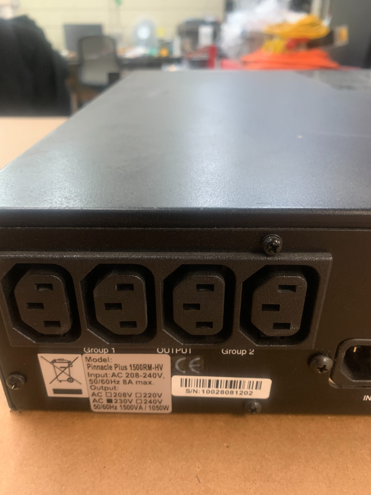 ALPHA TECHNOLOGIES / Pinnacle Plus 1500RM-HV  UPS Converter  (AS IS)2