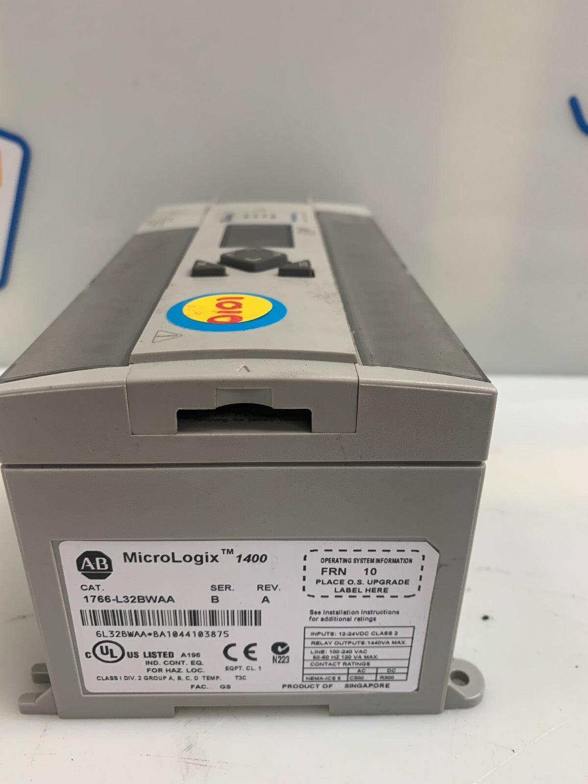 Allen-Bradley 1766-L32BWAA MicroLogix1400 Ser. B Rev. A PLC Processor2
