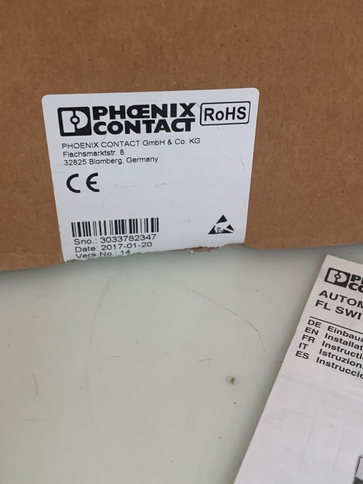 PHOENIX CONTACT FL SWITCH SFNB 8TX #28910022