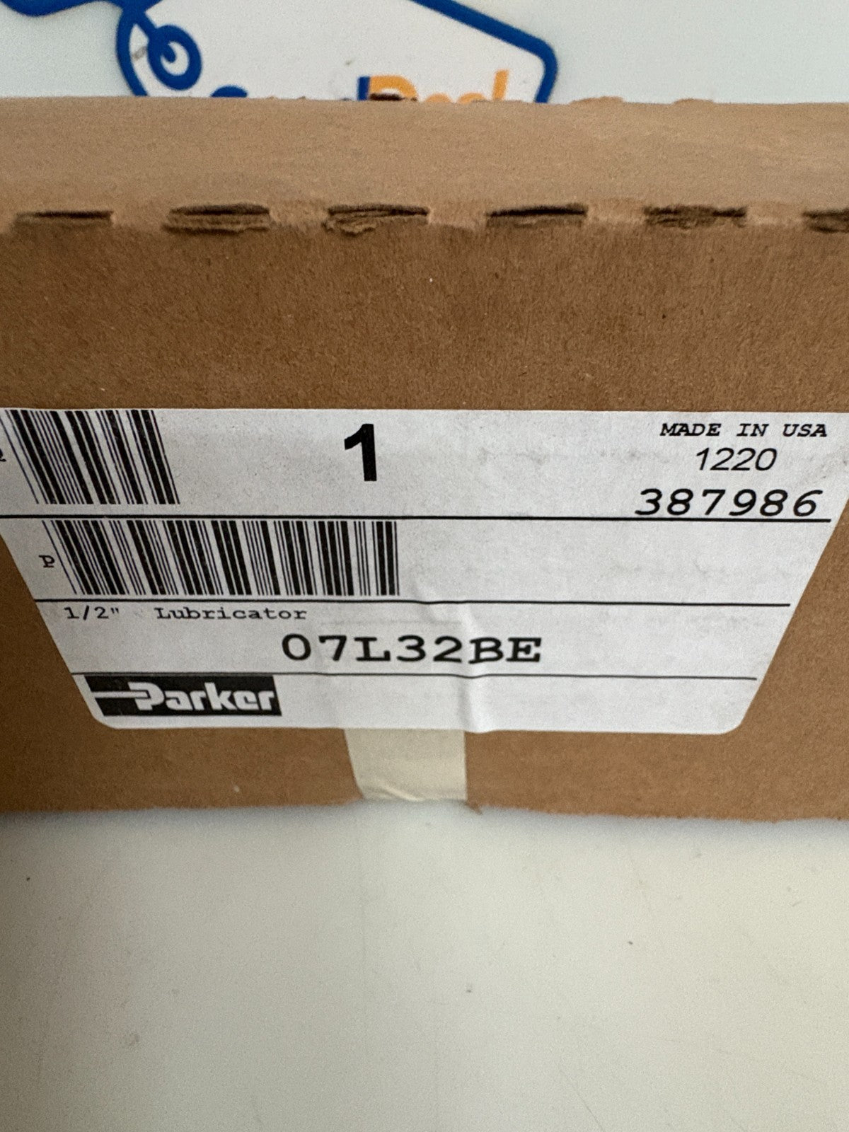 PARKER COMPRESSED AIR LUBRICATOR 07L32BE