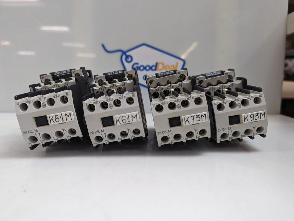 Moeller DIL 00AM Contactor with 22 DIL M contact block