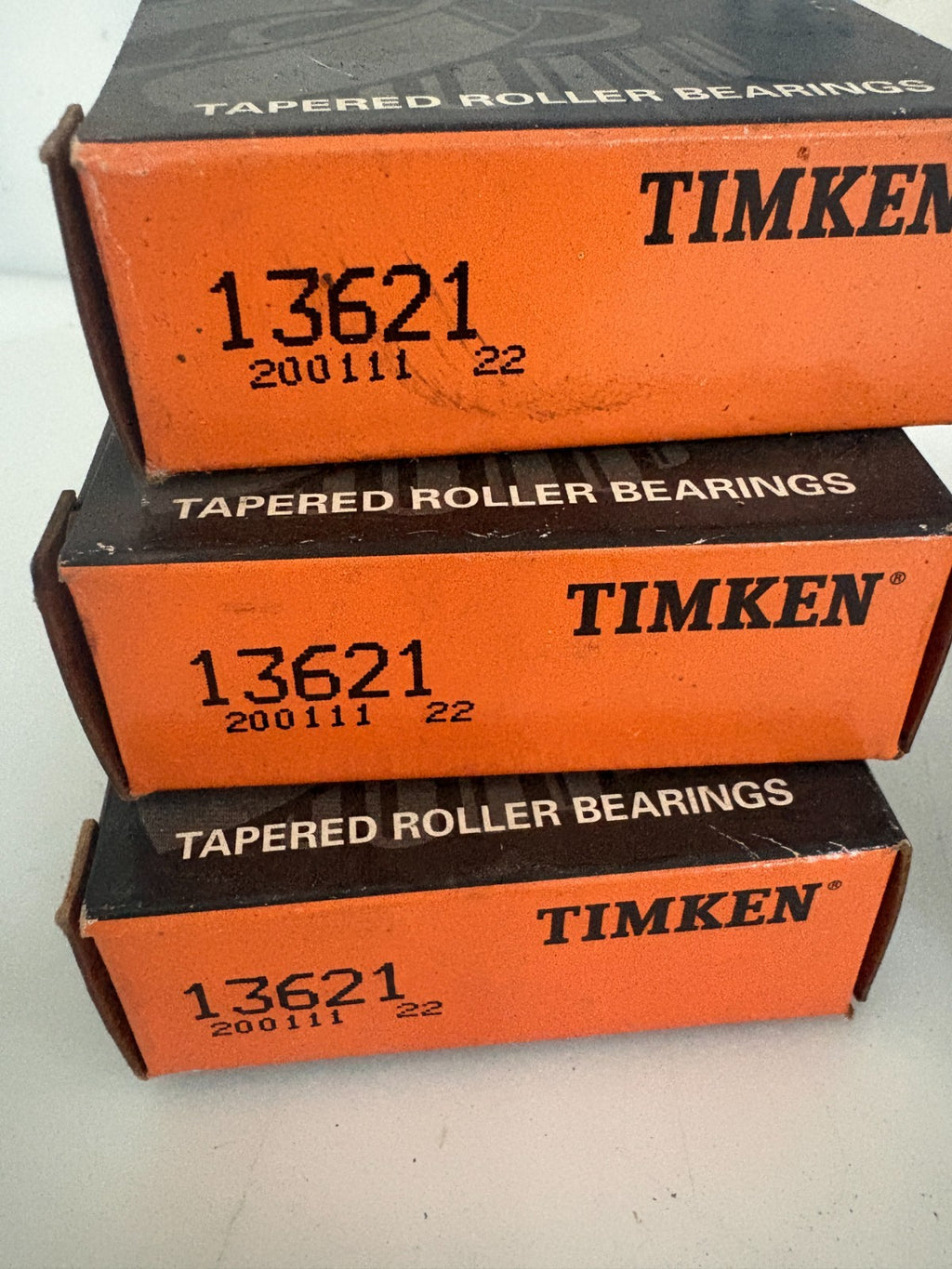 LOT OF 4 TIMKEN TAPERED BEARING 13621 200111 222