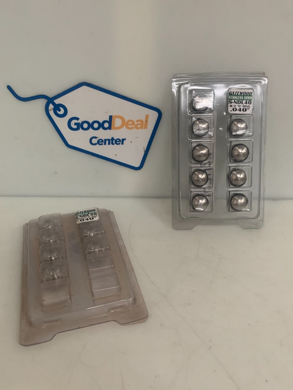 LOT OF 17 GATEWOOD S-NDL 40 STAINLESS SHOWERHEAD WITHOUT O RING