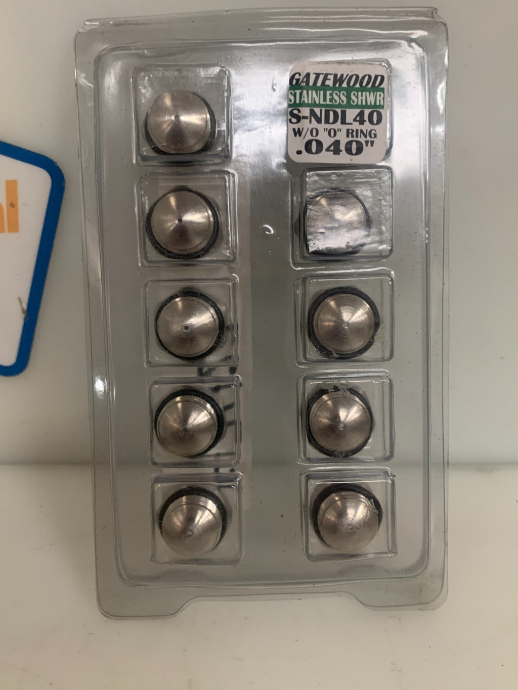 LOT OF 17 GATEWOOD S-NDL 40 STAINLESS SHOWERHEAD WITHOUT O RING
