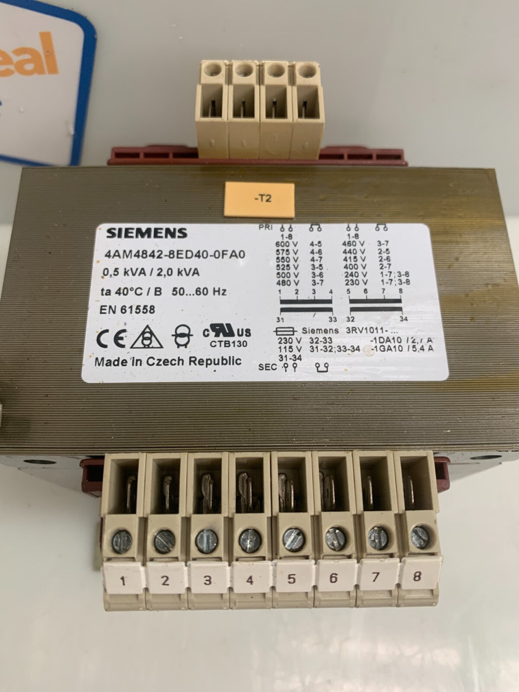 SIEMENS   4AM4842-8ED40-0FA0  Transformer
