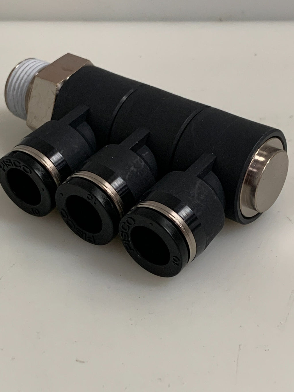 PISCO PHT10-03 CONNECTOR HP TRIPLE ELBOW 10MM 0100-3245