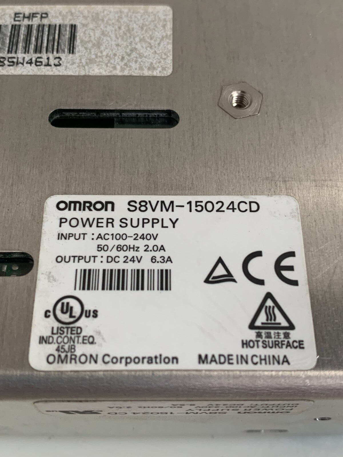 OMRON POWER SUPPLY S8VM-15024 C D